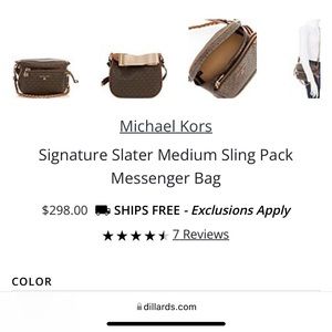 Michael Kors crossbody.